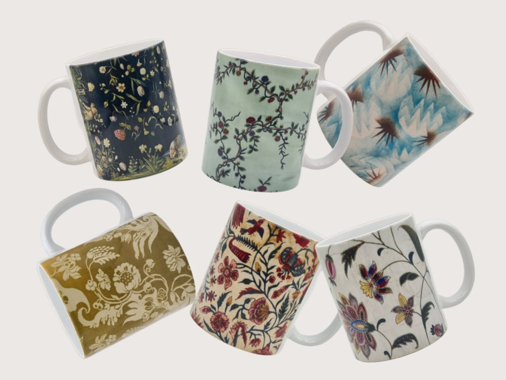 INTERIEURDINGETJES, Handbedrukte mok met vintage print