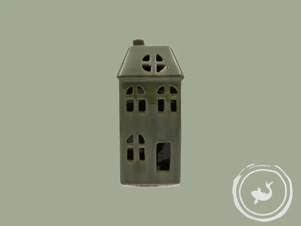 Clayre & Eef Decoratie Huisje met LED-lampje