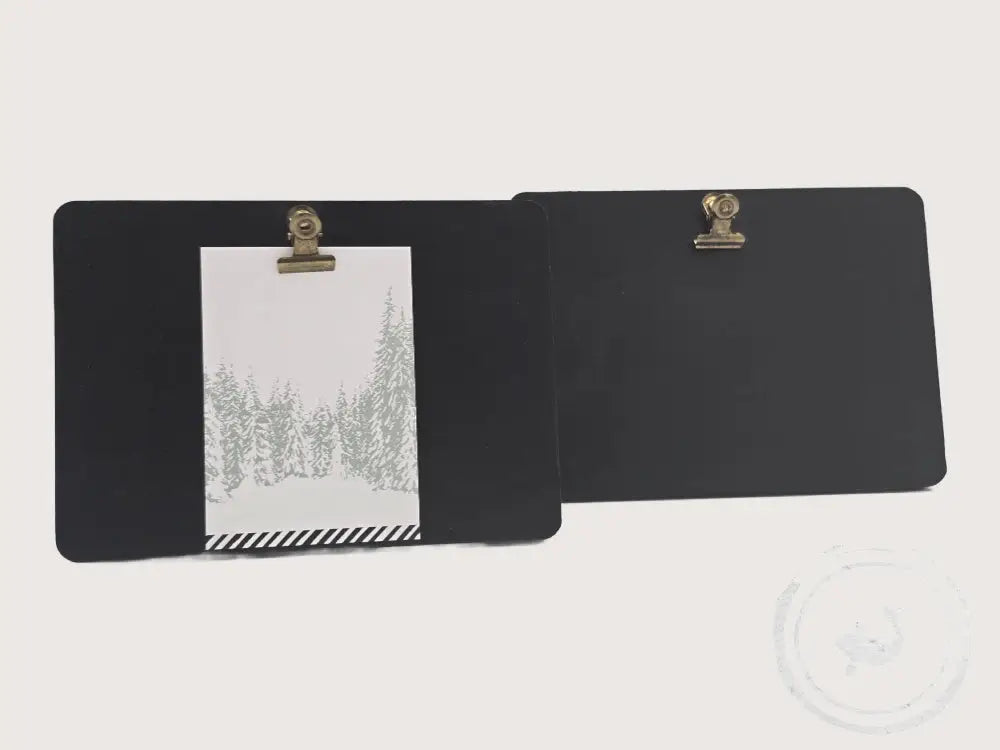 INTERIEURDINGETJES Foto- & Memohouder Zwart – Stijlvol & Praktisch