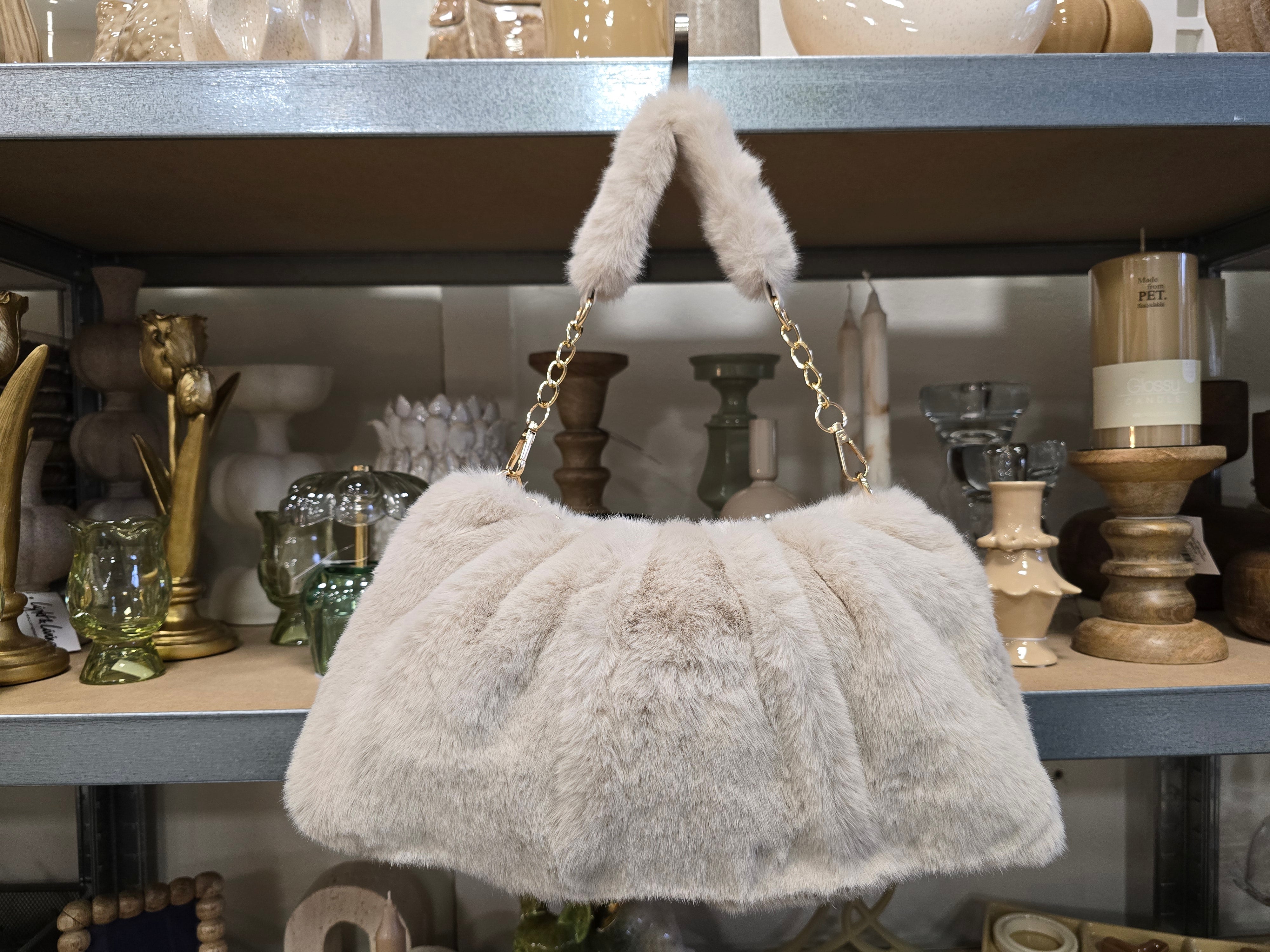 INTERIEURDINGETJES, Vintage Handtasje Dames - Zwart of Beige