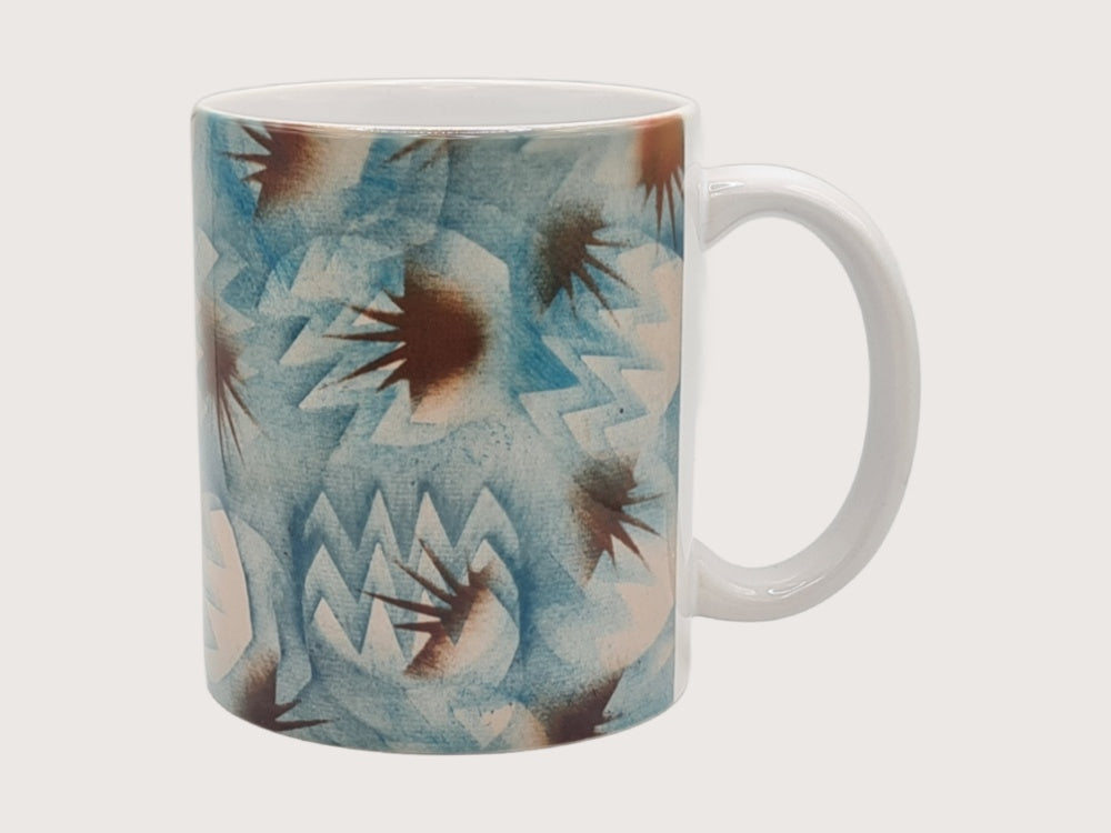 INTERIEURDINGETJES, Handbedrukte mok met vintage print