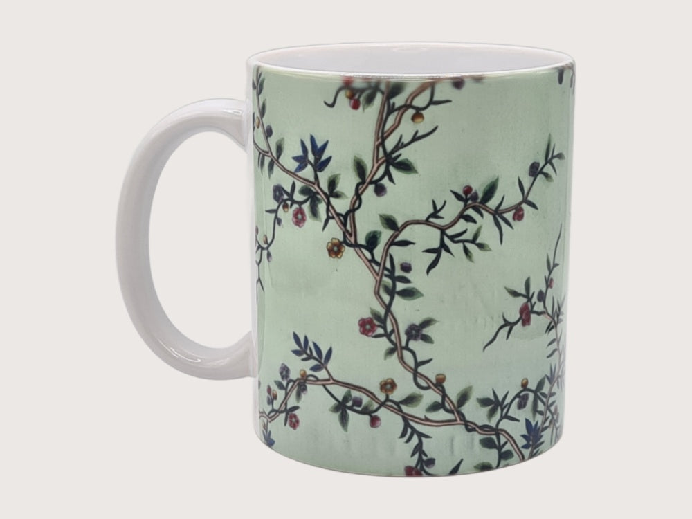 INTERIEURDINGETJES, Handbedrukte mok met vintage print