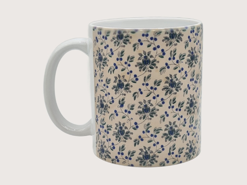 INTERIEURDINGETJES, Handbedrukte mok vintage print