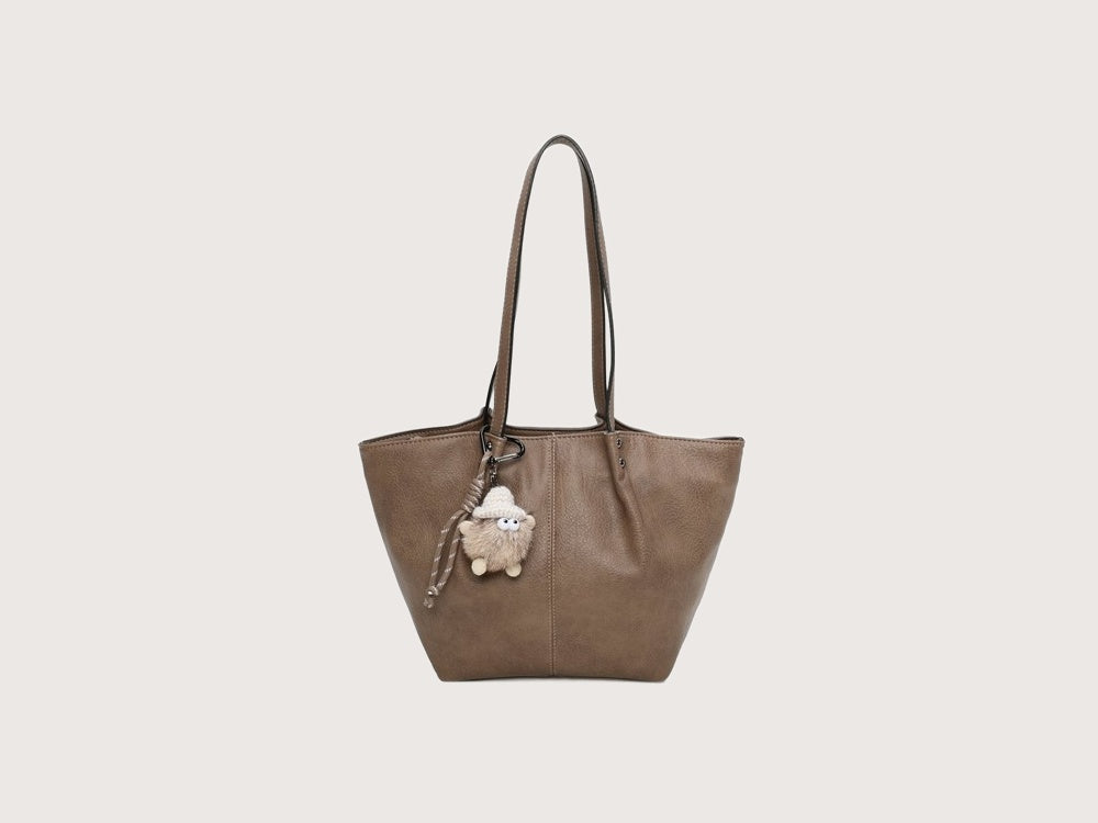 Mini Shopper Handtas Bruin – Ines Delaure