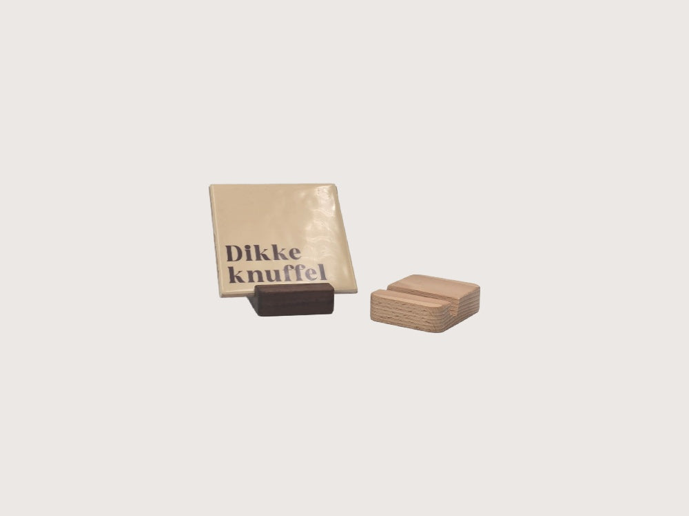 INTERIEURDINGETJES, Tegeltje Dikke Knuffel - Stoer & Lief