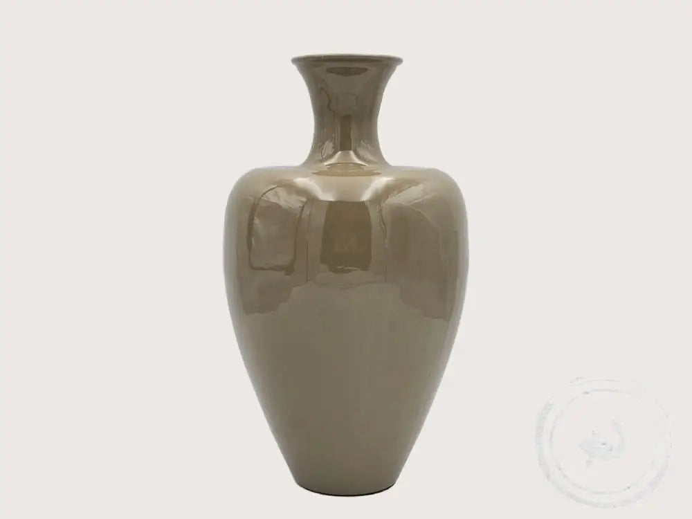 Colmore Emaillen vaas – khaki/taupe