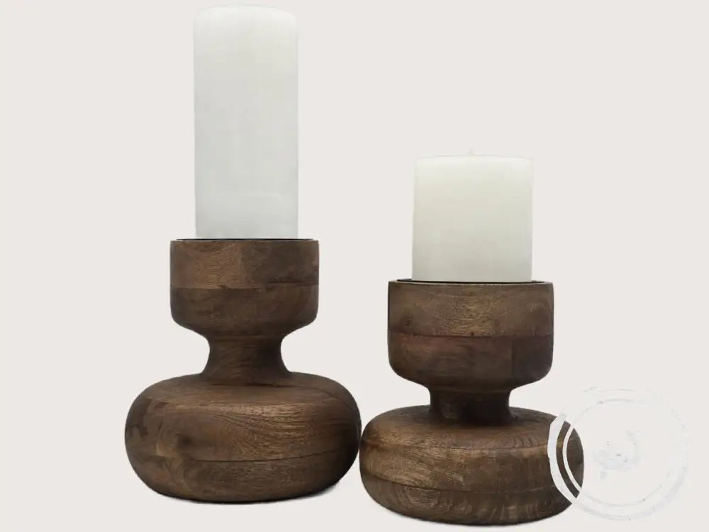 Colmore Houten kandelaar – stoer en stijlvol statement piece