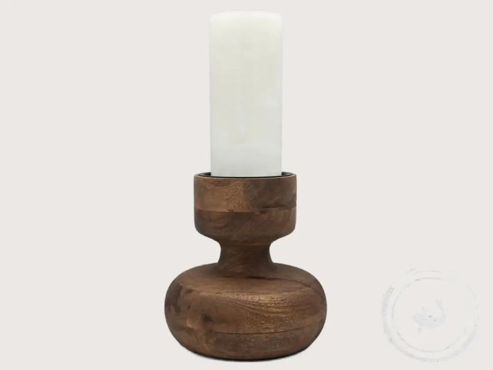 Colmore Houten kandelaar – stoer en stijlvol statement piece L