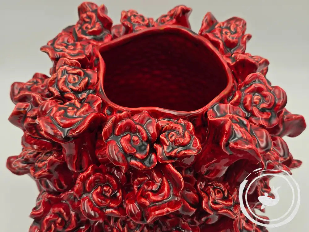 Colmore Prachtige Vaas in Dieprood