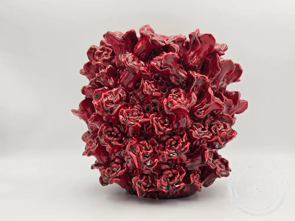 Colmore Prachtige Vaas in Dieprood