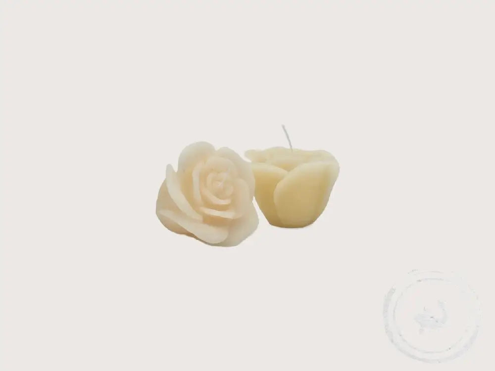 Daan Kromhout Kaars Roos Ecru – Decoratieve Bloemkaars