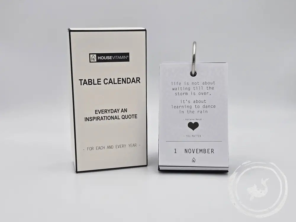 Housevitamin Tafelkalender Voor Elk Jaar
