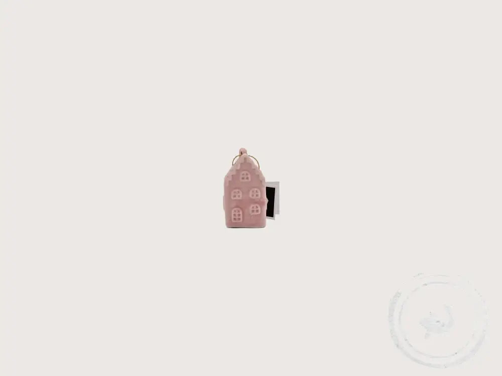 Housevitamin Huisje Hanger Pink