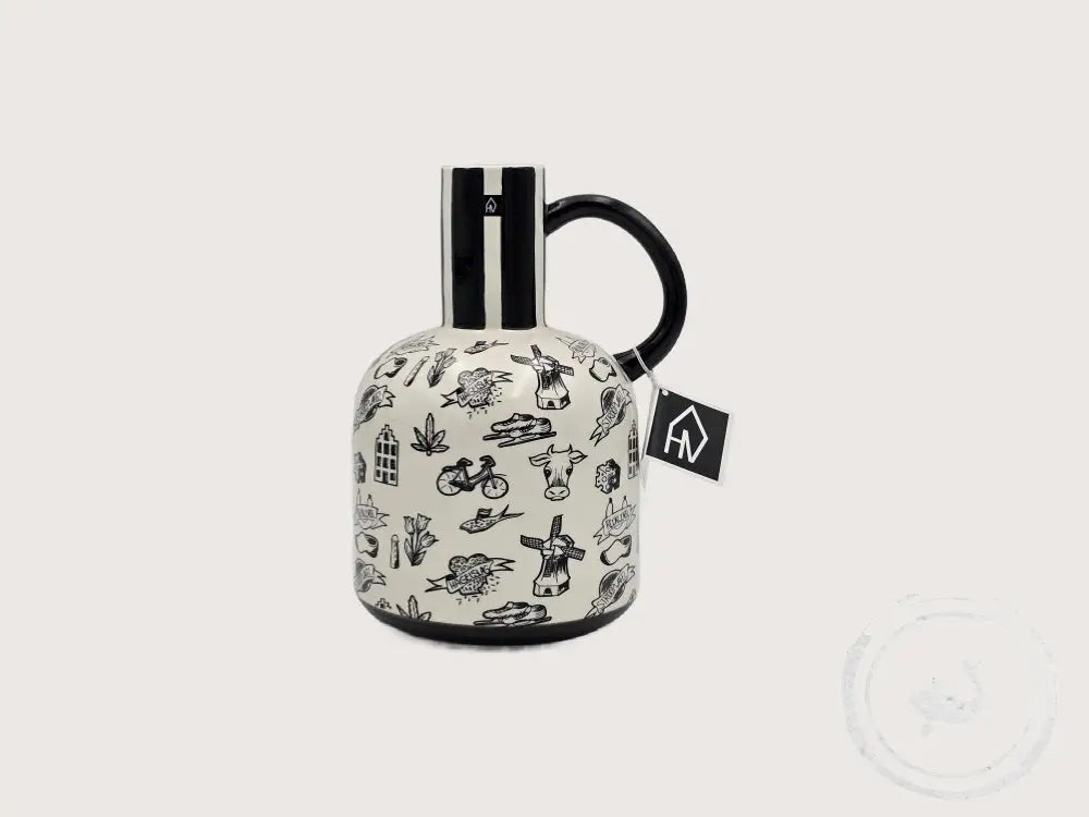 Housevitamin Keramieken vaas — Hollands dessin