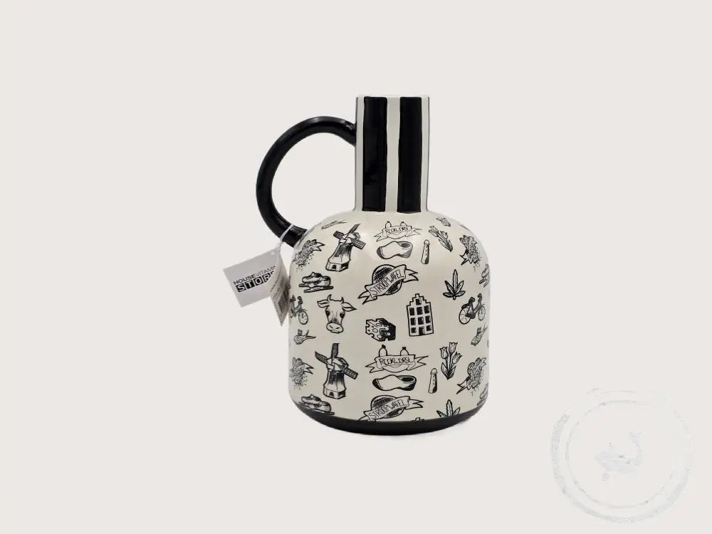 Housevitamin Keramieken vaas — Hollands dessin