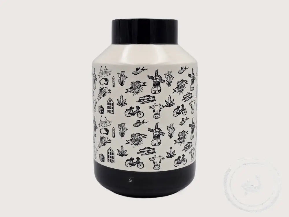 Housevitamin Keramieken vaas — Hollands dessin groot formaat