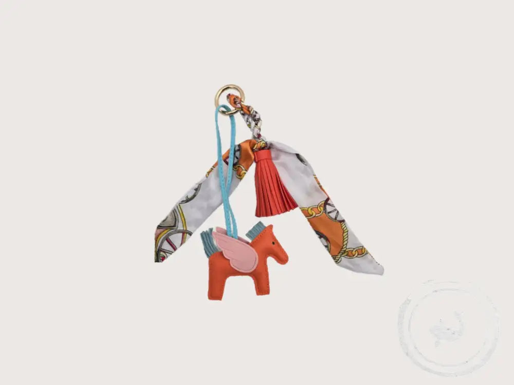 INTERIEURDINGETJES Bag Charms - trendy accessoire voor je tas Pegasus oranje