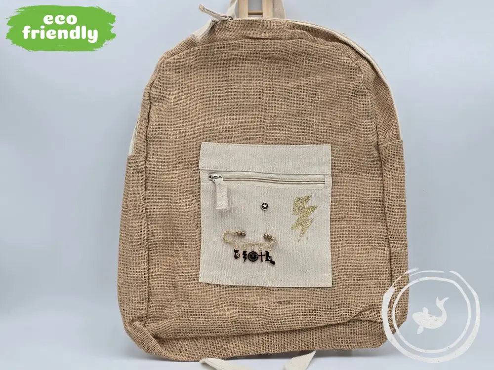 INTERIEURDINGETJES Jute Rugzak ’bliksem’