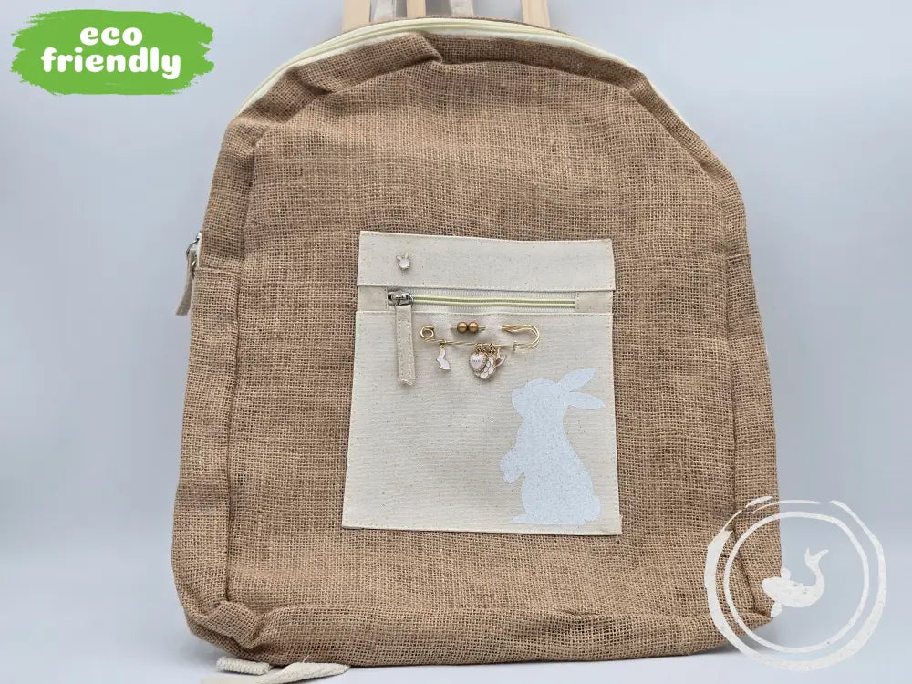 INTERIEURDINGETJES Jute Rugzak ’bunny’