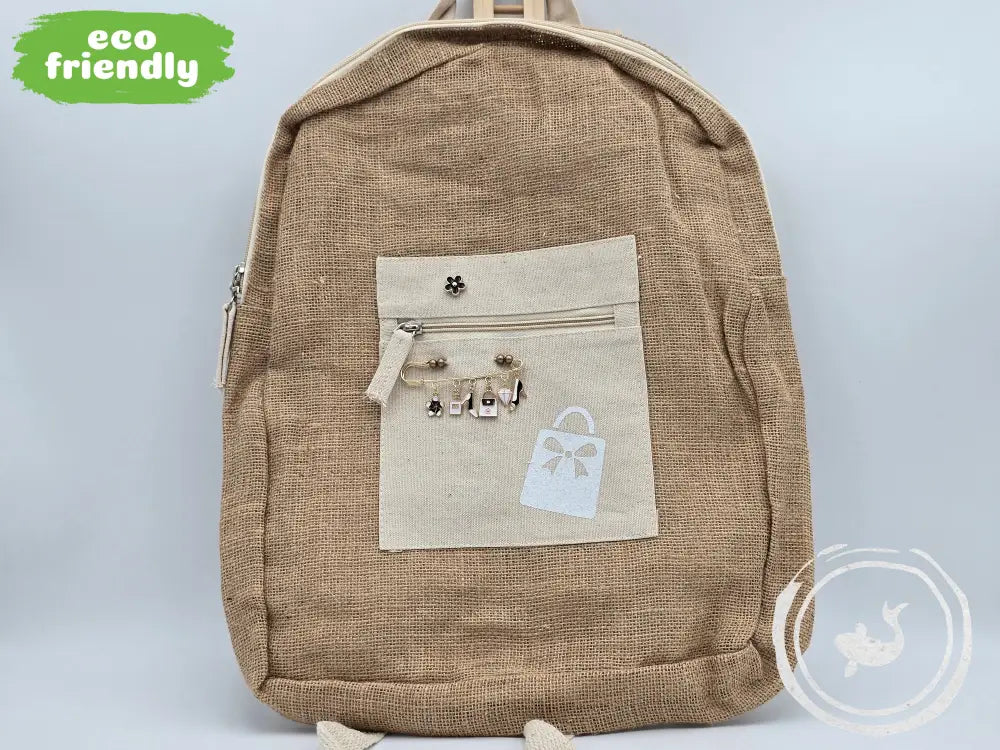 INTERIEURDINGETJES Jute Rugzak ’handtasje’