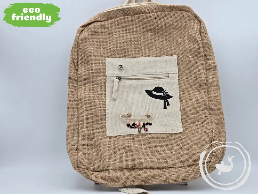 INTERIEURDINGETJES Jute Rugzak ’hoed’