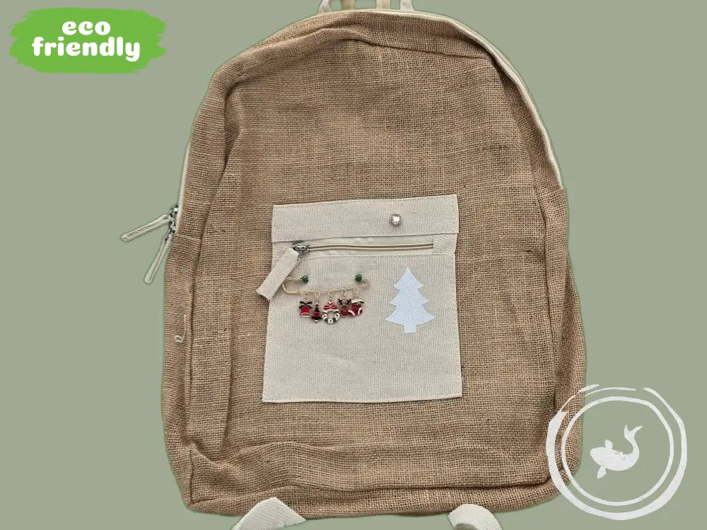 INTERIEURDINGETJES Duurzame Jute Tas Kerstboom – Handgemaakt &amp; Uniek