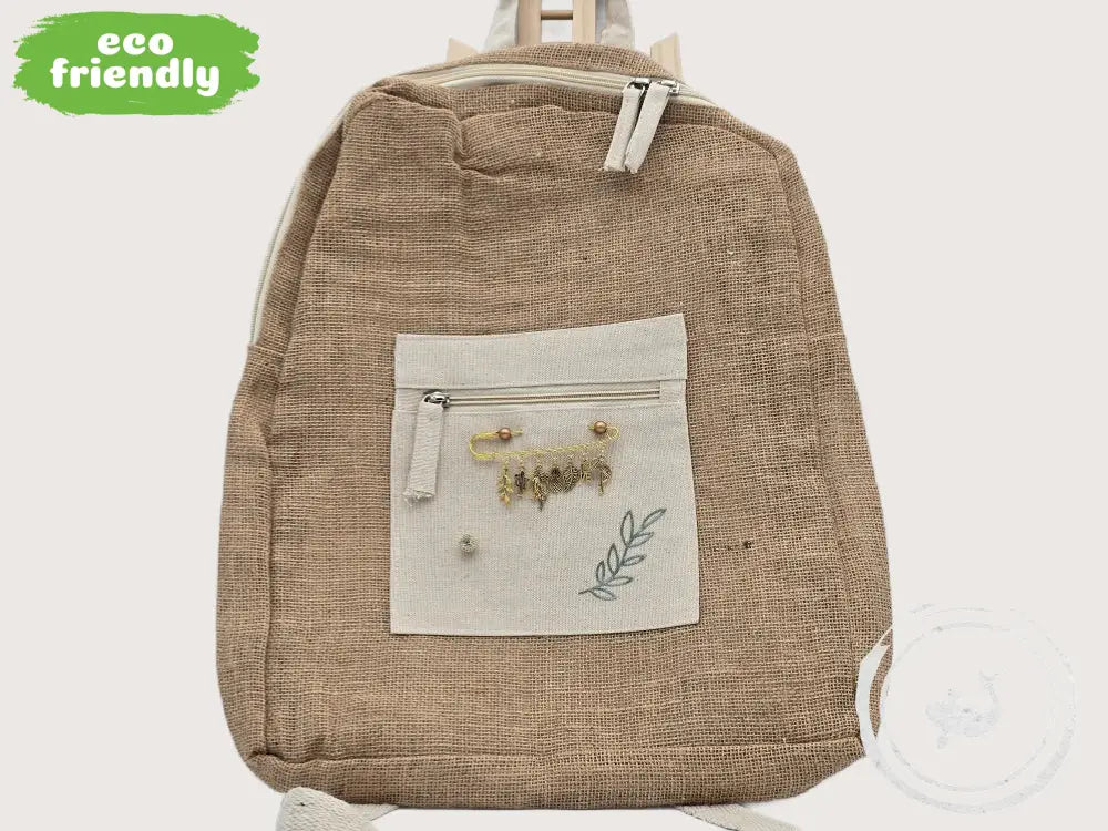 INTERIEURDINGETJES Duurzame Jute Tas Plant – Handgemaakt &amp; Uniek