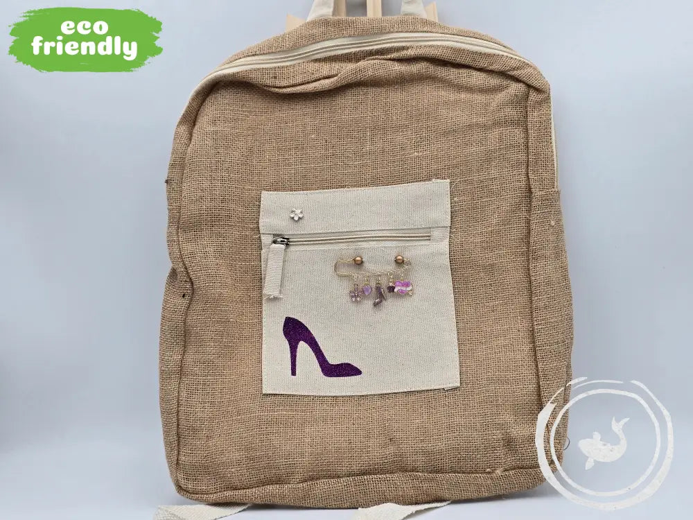 INTERIEURDINGETJES Jute Rugzak ’pump’