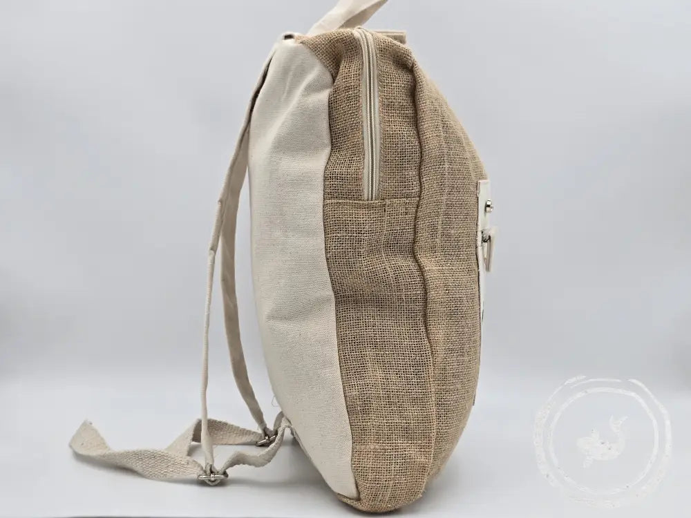 INTERIEURDINGETJES Jute Rugzak ’rode tulp’