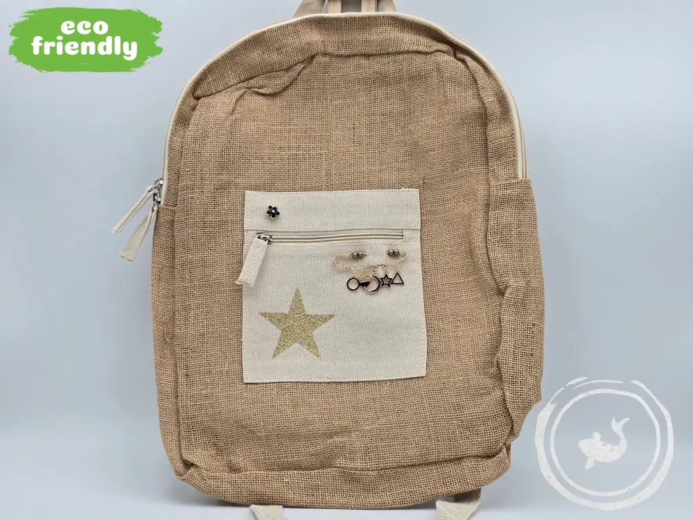 INTERIEURDINGETJES Jute Rugzak ’ster’