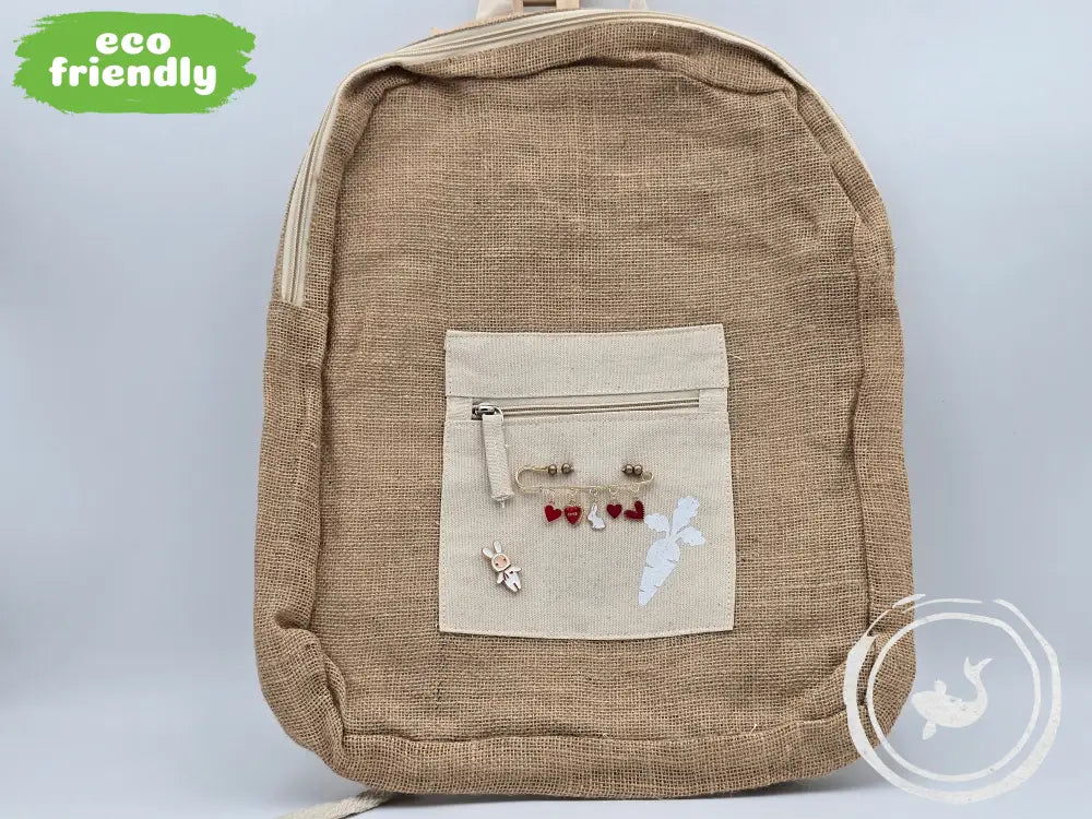 INTERIEURDINGETJES Jute Rugzak ’winterpeen’