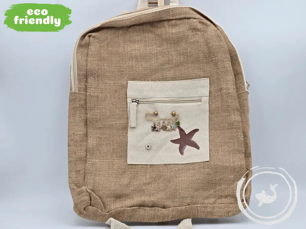 INTERIEURDINGETJES Jute Rugzak ’zeester’