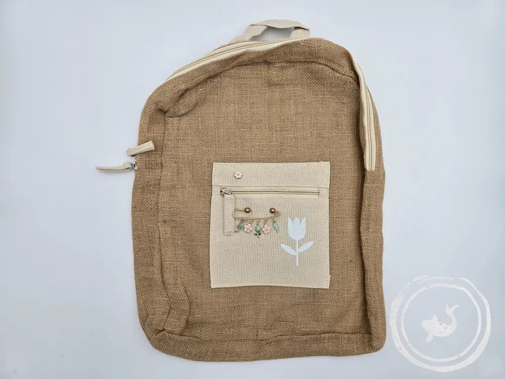 INTERIEURDINGETJES Jute Rugzak ’zwaan’