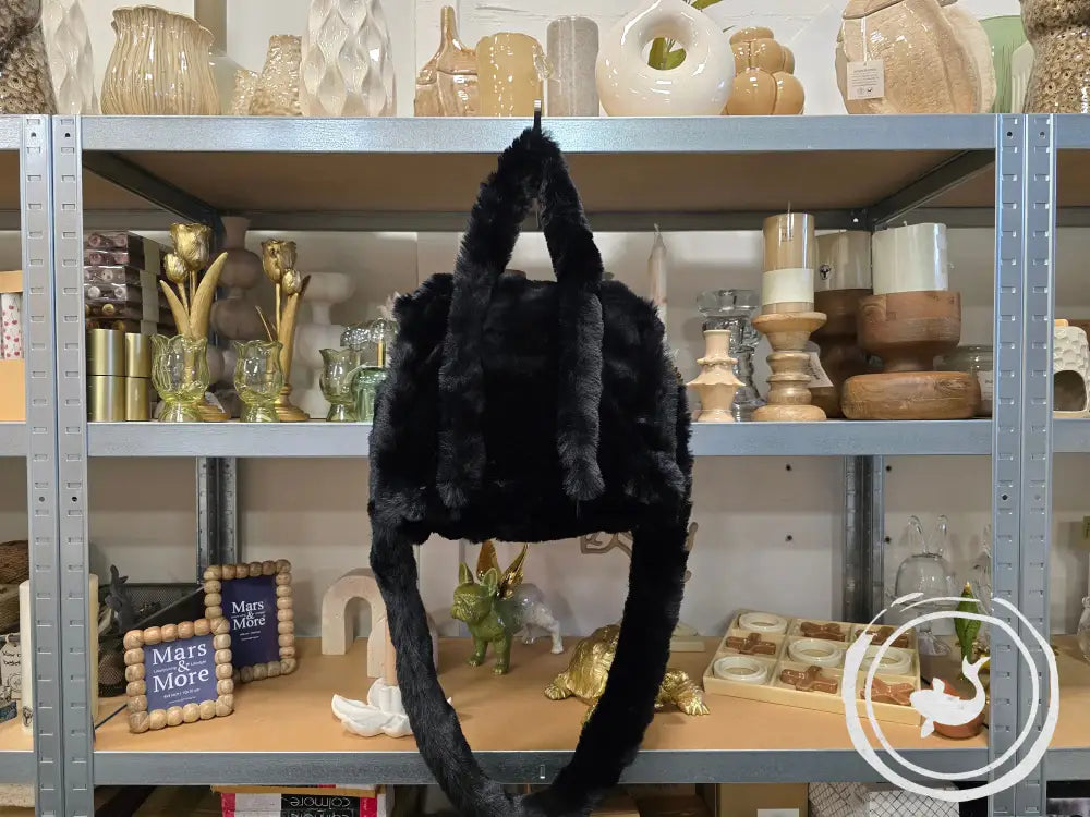 INTERIEURDINGETJES Faux Fur Handtas – Zwart of Cognac