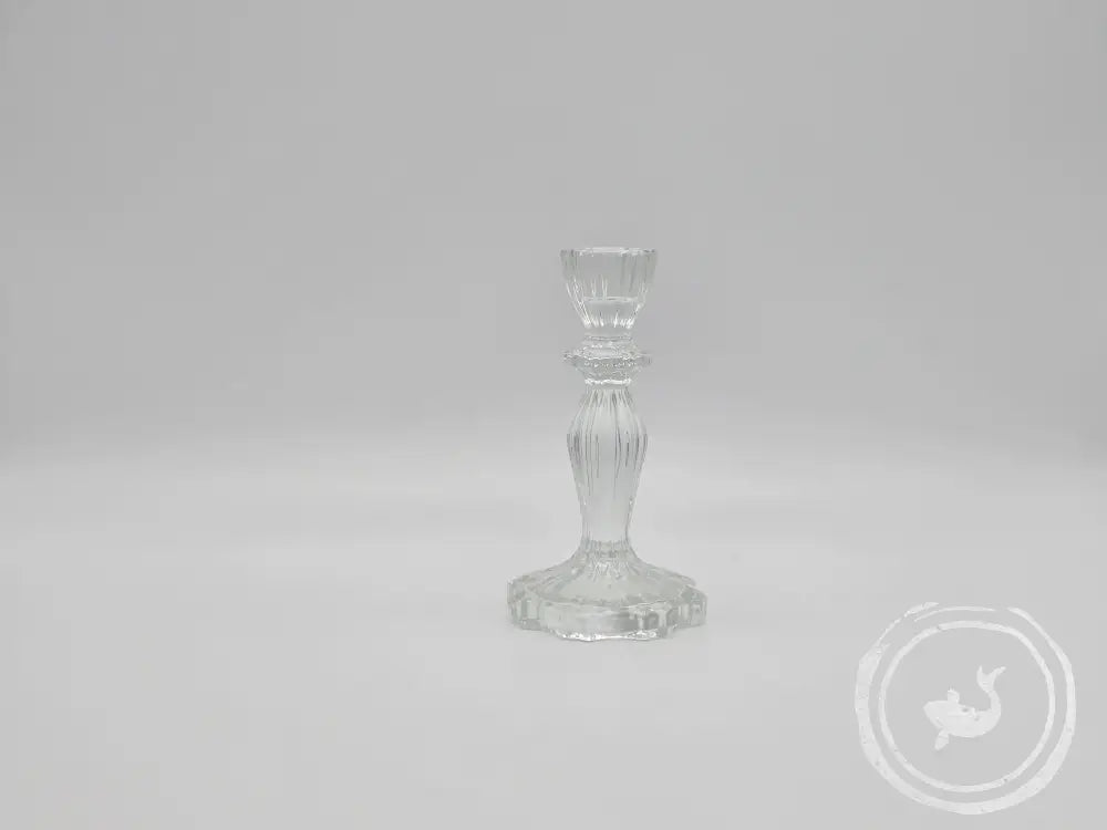 Vintage Kandelaar Glas 15 7Cm Clear