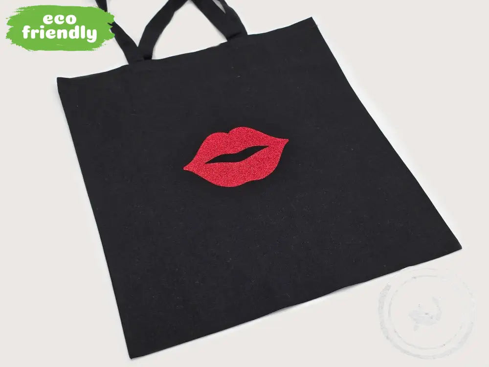 INTERIEURDINGETJES Glitterfiguren tas – simpel met een vleugje humor Kus