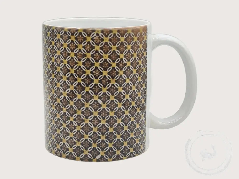 INTERIEURDINGETJES Handbedrukte mok met vintage print 11