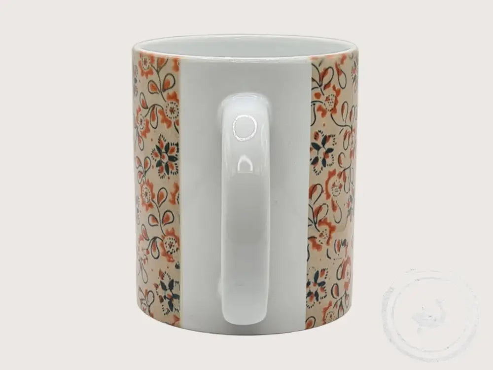 INTERIEURDINGETJES Handbedrukte mok met vintage print