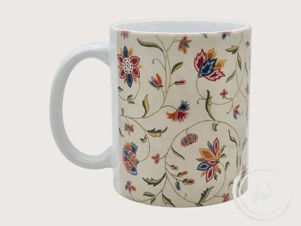 INTERIEURDINGETJES Handbedrukte mok met vintage print