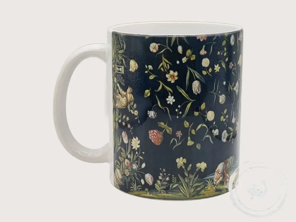 INTERIEURDINGETJES Handbedrukte mok met vintage print