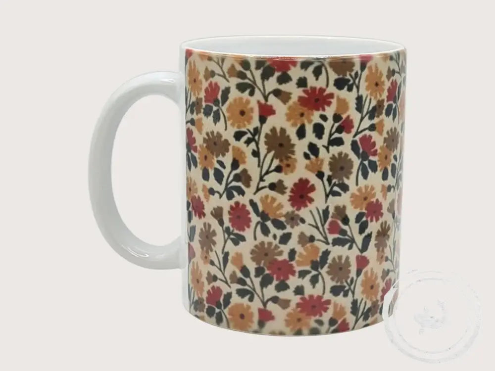 INTERIEURDINGETJES Handbedrukte mok met vintage print