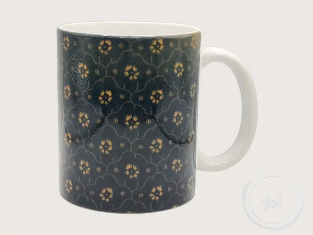 INTERIEURDINGETJES Handbedrukte mok met vintage print 21