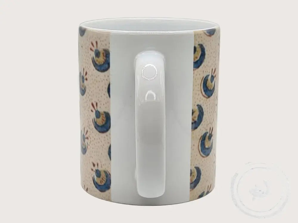 INTERIEURDINGETJES Handbedrukte mok met vintage print