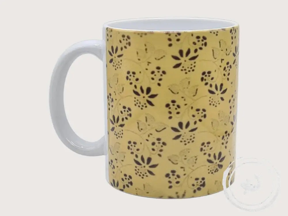 INTERIEURDINGETJES Handbedrukte mok met vintage print