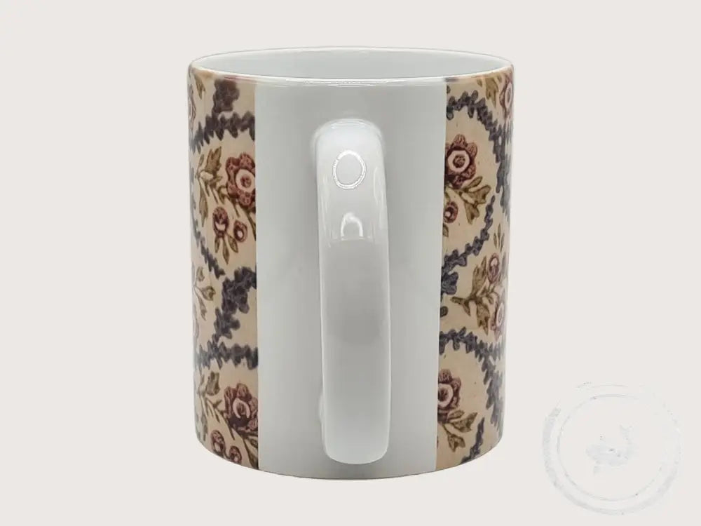 INTERIEURDINGETJES Handbedrukte mok met vintage print