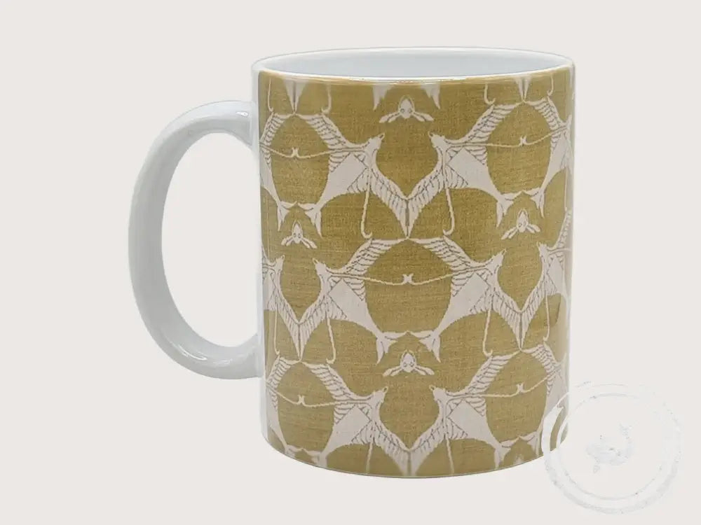 INTERIEURDINGETJES Handbedrukte mok met vintage print