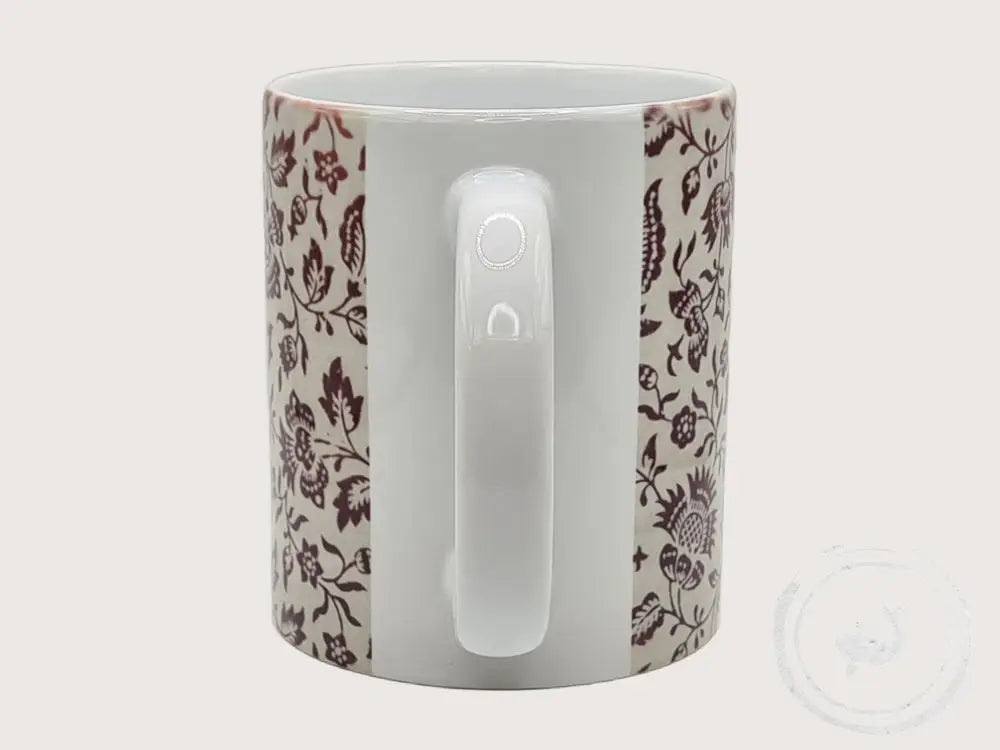 INTERIEURDINGETJES Handbedrukte mok met vintage print