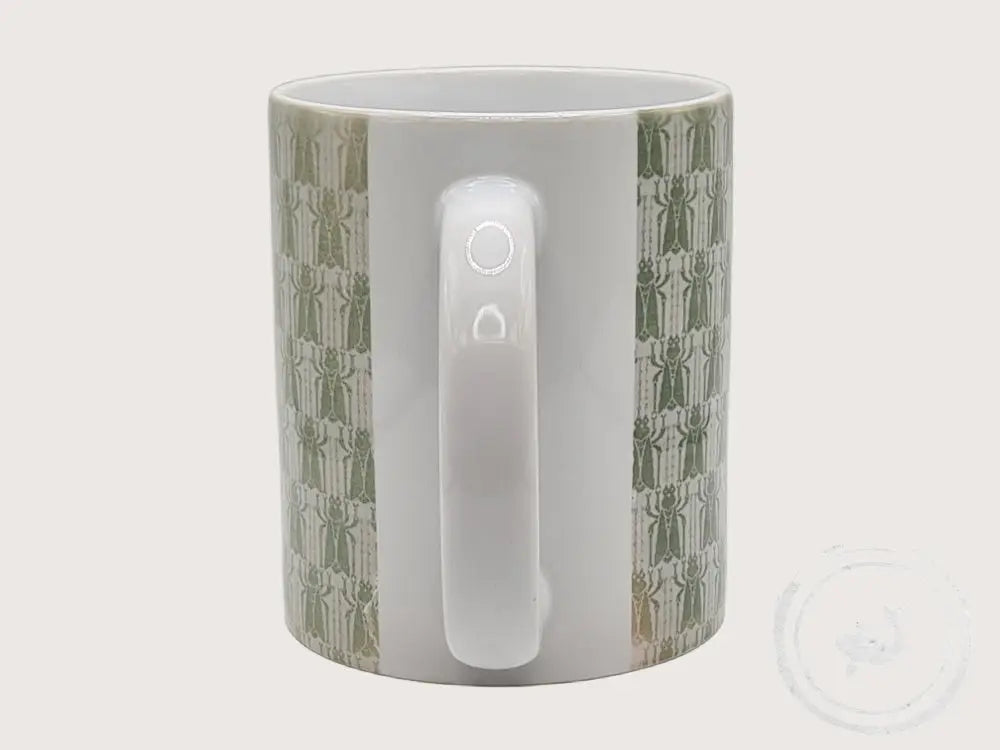 INTERIEURDINGETJES Handbedrukte mok met vintage print