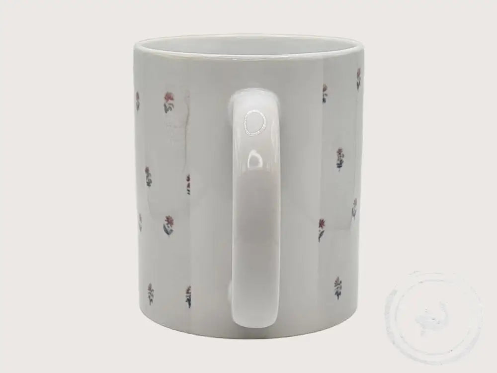 INTERIEURDINGETJES Handbedrukte mok met vintage print