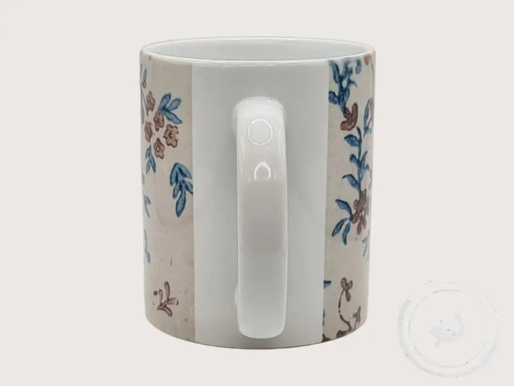 INTERIEURDINGETJES Handbedrukte mok met vintage print